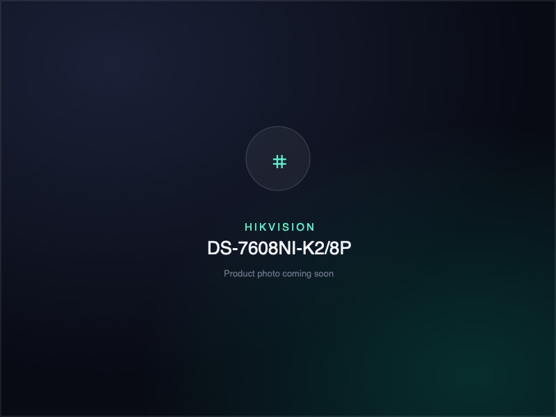 Hikvision DS-7608NI-K2/8P NVR